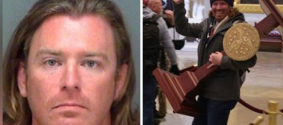 سارق منصة رئيسة مجلس النواب الأميركي في قبضة الشرطة